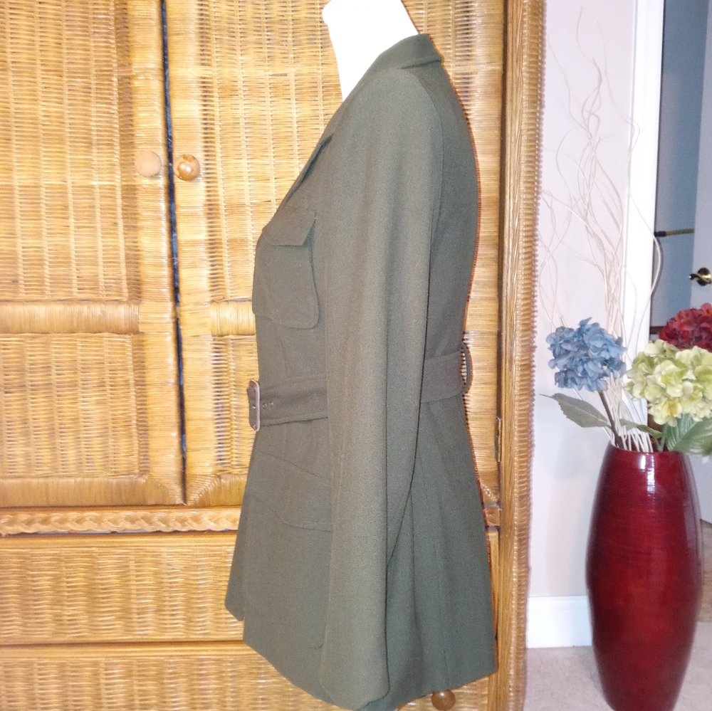 Ralph Lauren Olive belted Field Jacket - Picture 2 of 6